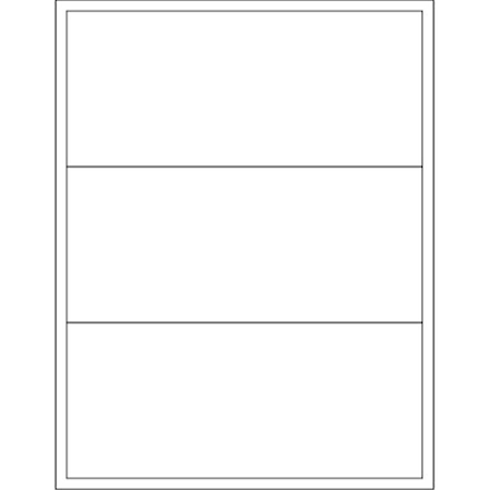 Officespace 8 x 3.5 in. White Rectangle Laser Labels, 300PK OF2822799